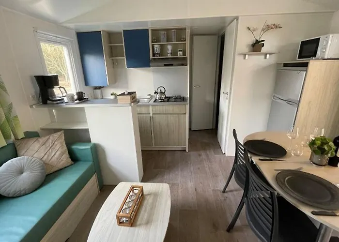 Mobil-home Avec Terrasse - 6 Pers. - Api-1-52-2042 Kamp alanı *